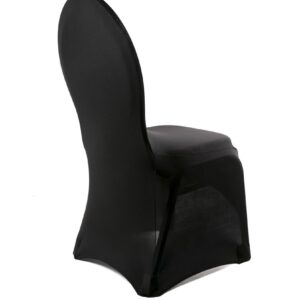 Housse de chaise lycra flex arc Noir