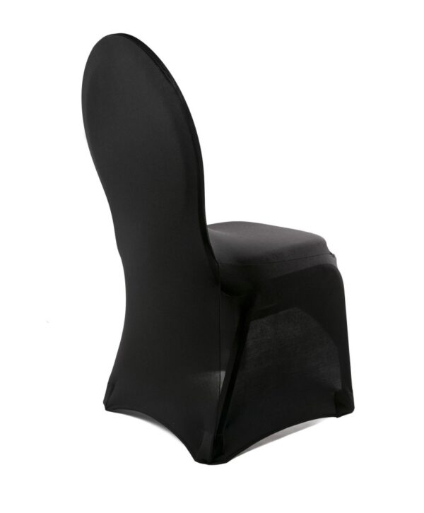 Housse de chaise lycra flex arc Noir