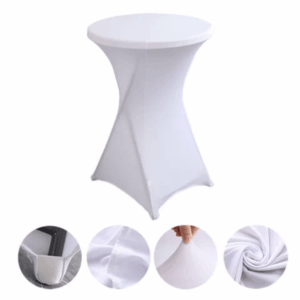Housse de mange debout en Lycra – Blanc