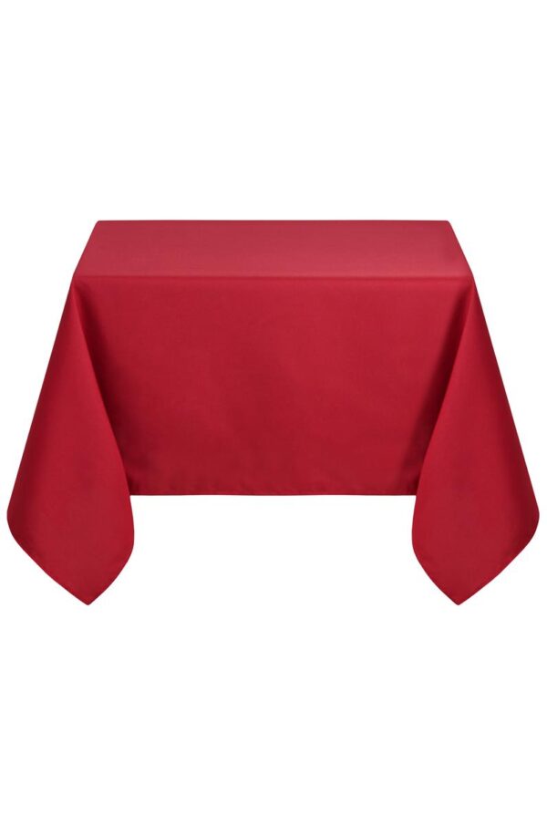 Nappe Carrée ROUGE 180x180 cm Polyester