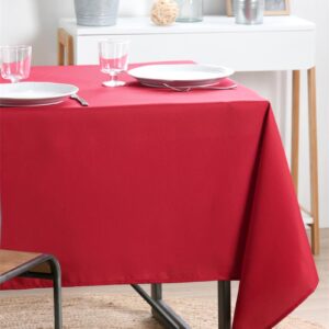 Nappe Carrée ROUGE 180x180 cm Polyester