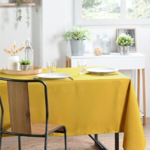 Nappe jaune 145X240 cm Polyester