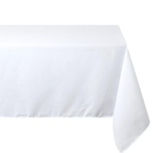 Nappe Rectangulaire Blanche – 145x240 cm – Polyester