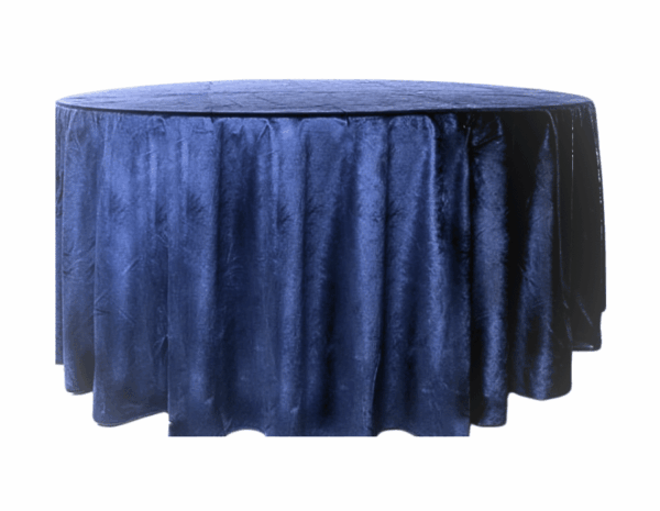 Nappe ronde velours 290 cm Blanche, Blanc Cassé, Bleu, Rouge, et Verte
