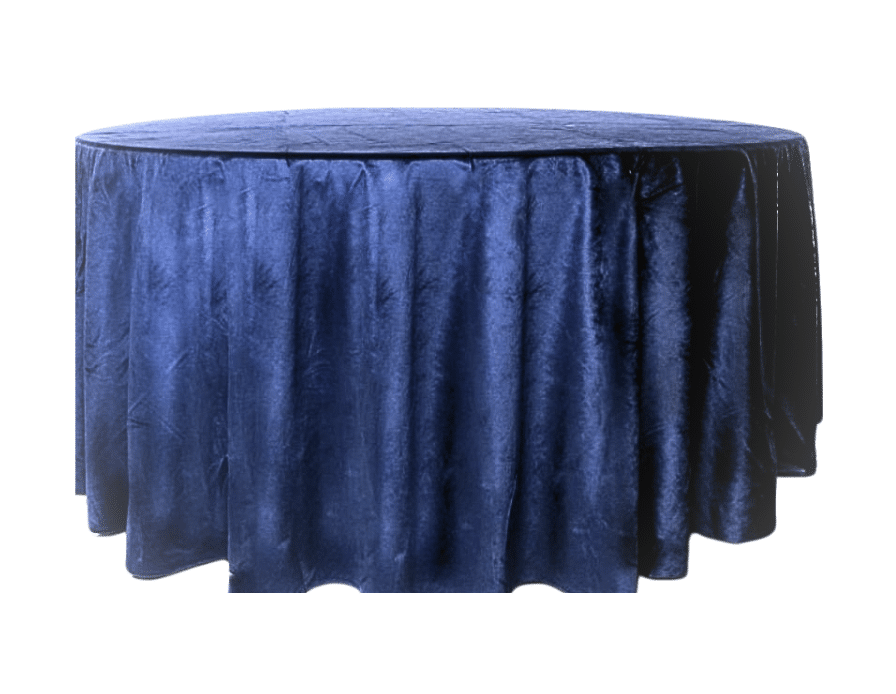 Nappe ronde velours 290 cm Blanche, Blanc Cassé, Bleu, Rouge, et Verte
