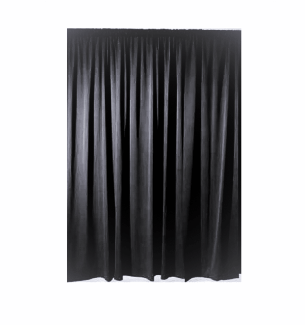 Rideau en Lycra Noir