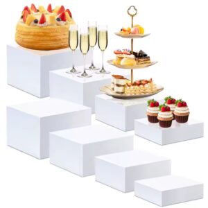 Set de 5 Supports Carrés Blanc