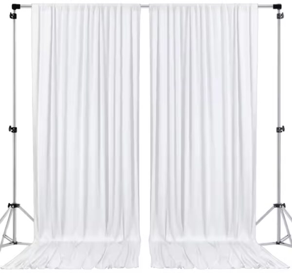 Rideau de Fond en Lycra – 2 Panneaux (200x300 cm chacun)