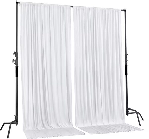 Rideau de Fond en Lycra – 2 Panneaux (200x300 cm chacun)